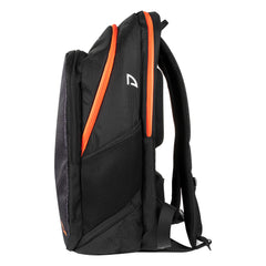 MOCHILA SHARK ELITE PRETA E LARANJA