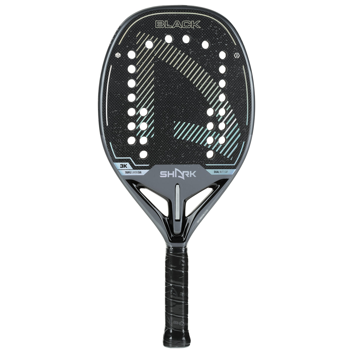 SHARK RAQUETE BT BLACK 22 MM